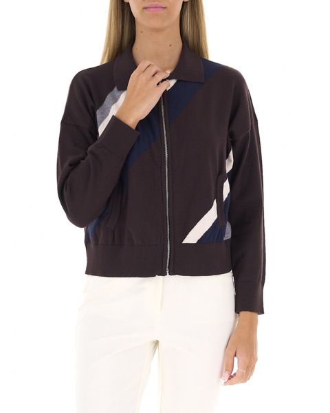 Cardigan con zip