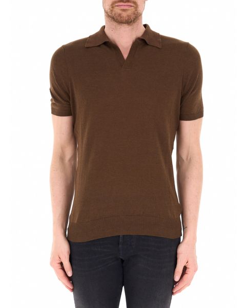 Polo misto lino