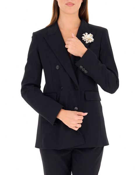 Blazer con spilla