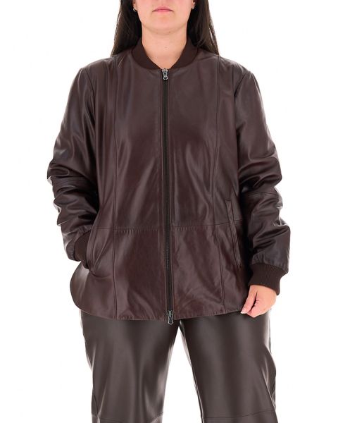 Bomber in pelle