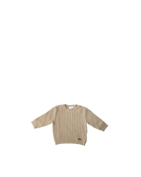 Maglione a trecce