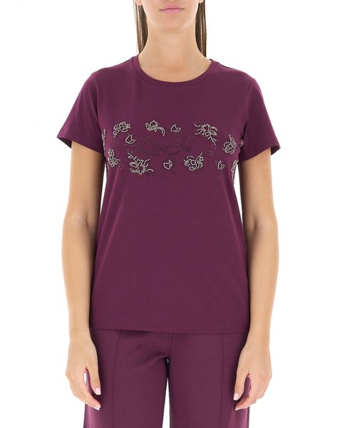 T-shirt con strass