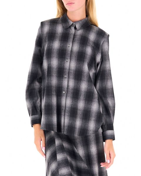 Camicia misto lana