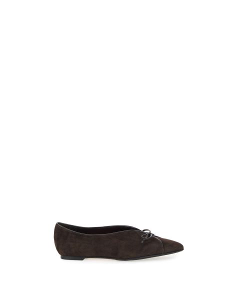 Ballerine pelle scamosciata