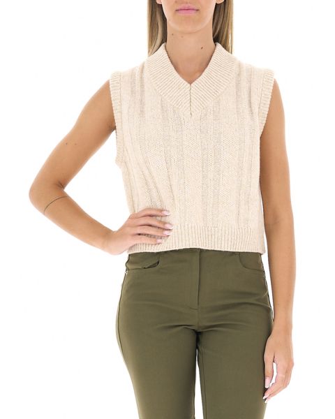 Gilet misto lana