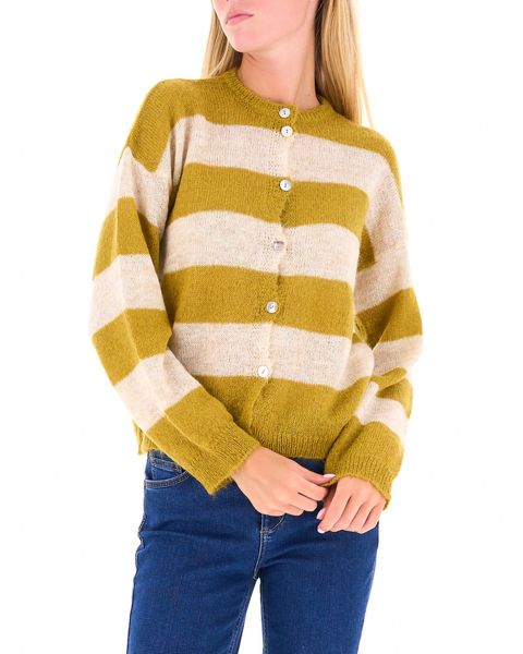 Cardigan misto mohair