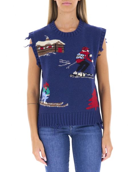 Maglione smanicato