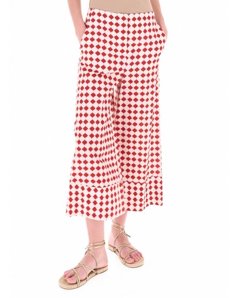 Pantalone misto lino