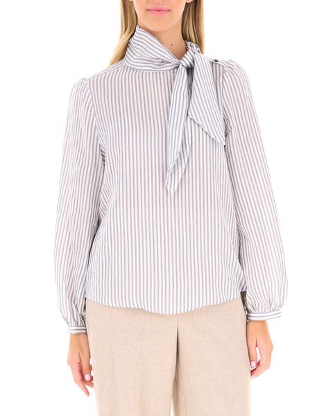 Blusa con fiocco