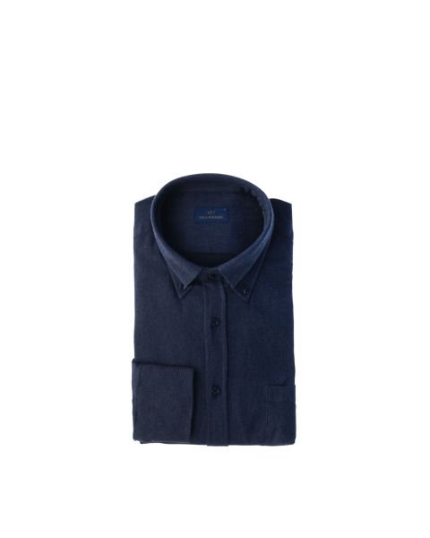 Camicia cotone felpato