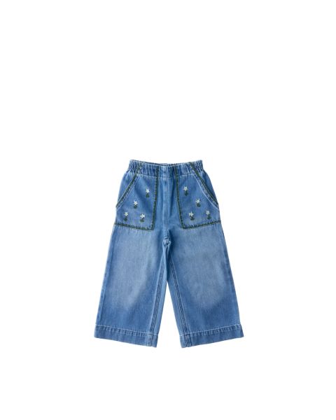 Jeans con ricami