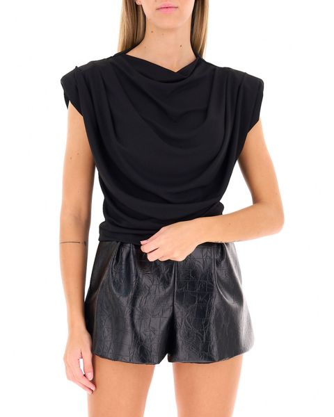 Top con drappeggio