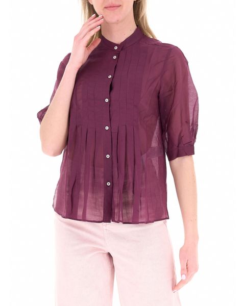 Camicia con pieghe