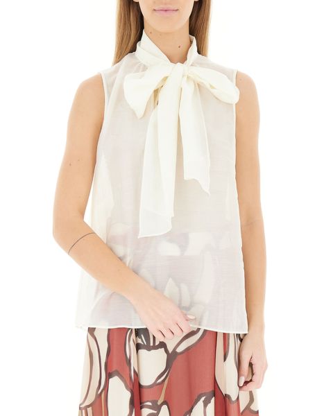 Blusa con fiocco