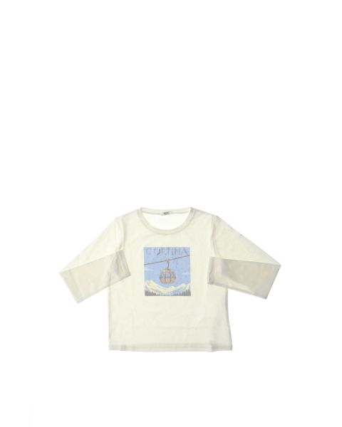 T-shirt con strass