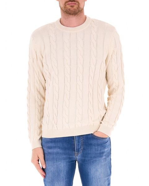 Maglione a trecce