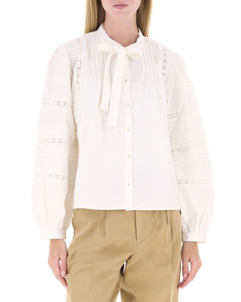 Blusa maniche lunghe