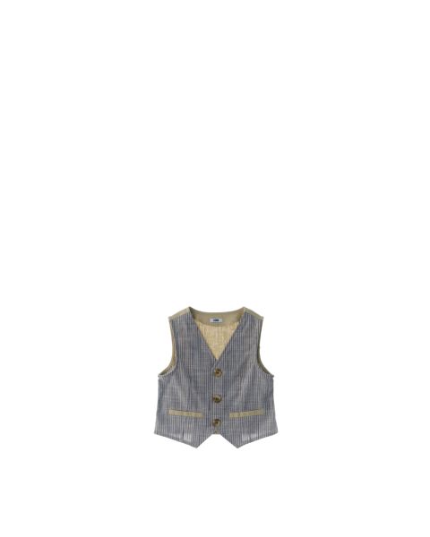 Gilet Misto Lino