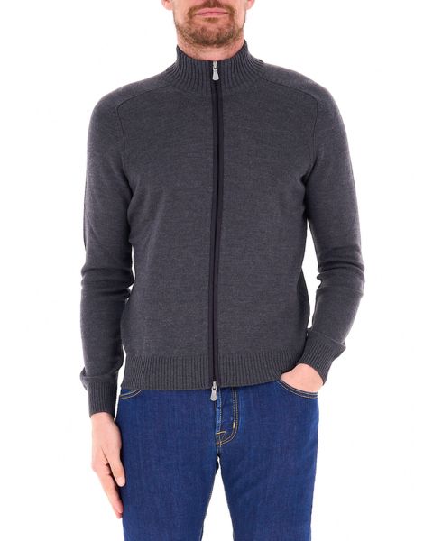 Cardigan con toppe