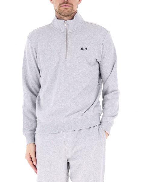 Felpa mezza zip