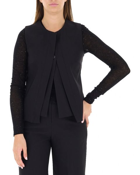 Gilet girocollo