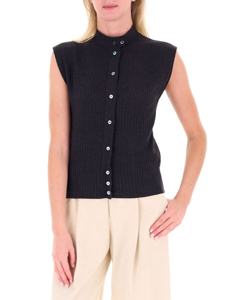 Gilet con bottoni