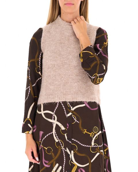 Maglione smanicato