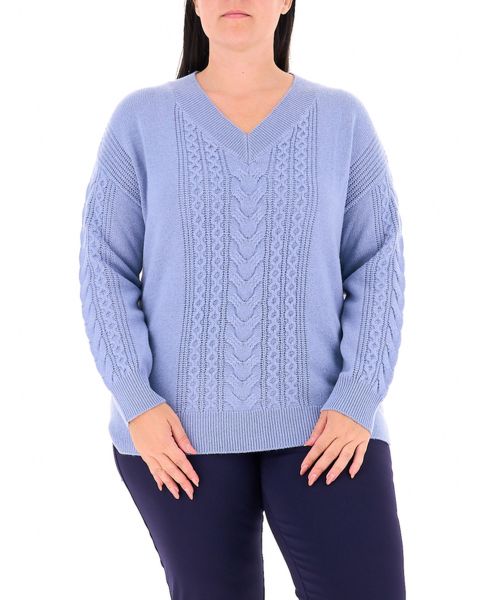 Maglione a trecce