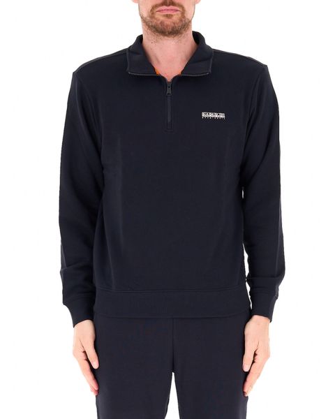 Felpa mezza zip