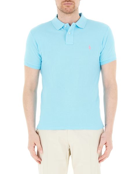 Polo slim cotone