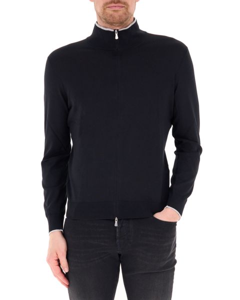 Cardigan con zip