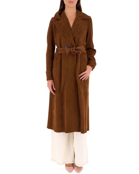 Trench in pelle