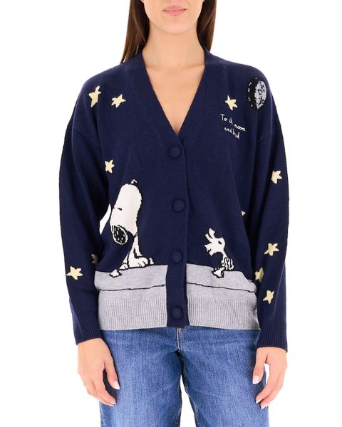 Cardigan misto lana