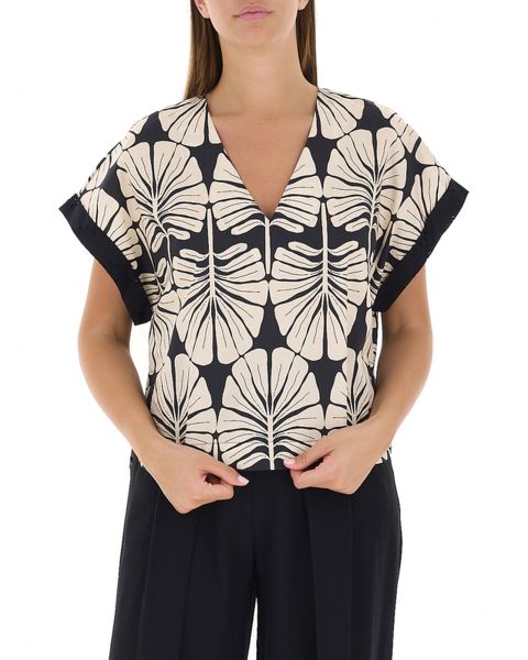 Blusa scollo a V