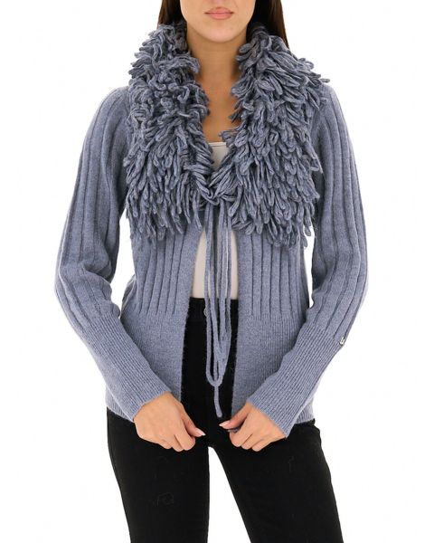 Cardigan con inserto