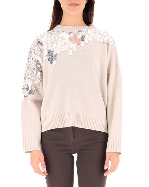 Maglione con paillettes