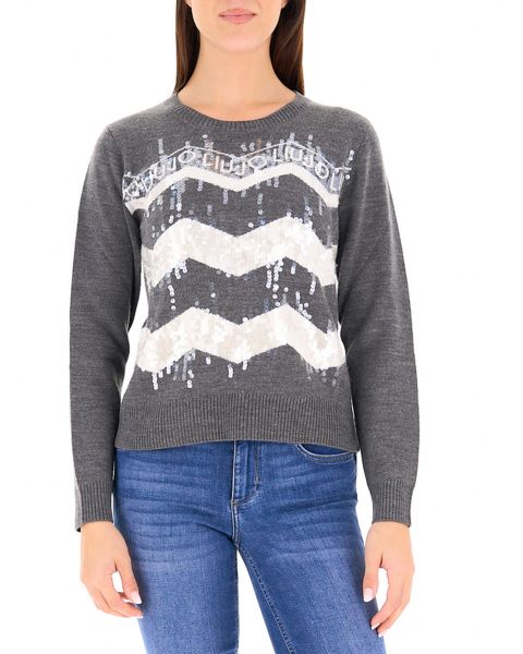 Maglione con paillettes