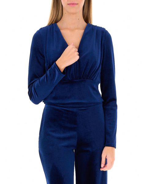 Blusa in velluto