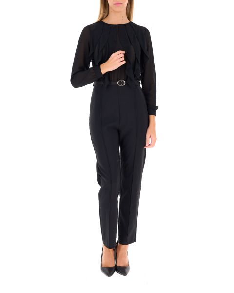 Jumpsuit con drappeggio