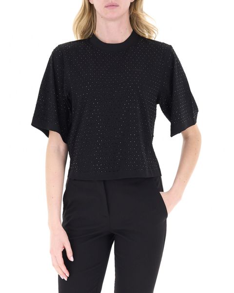 T-shirt con strass