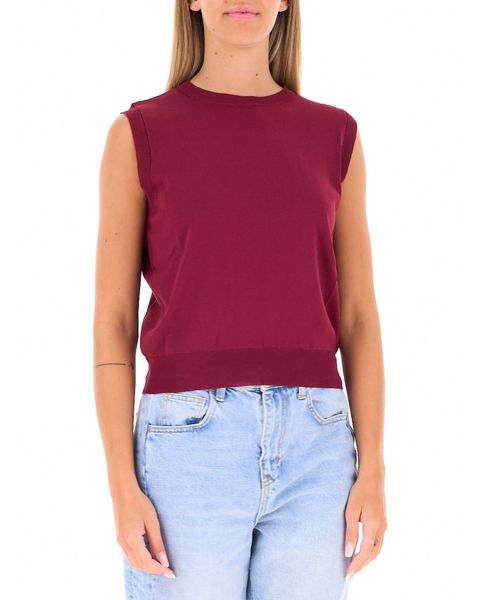 Gilet misto viscosa
