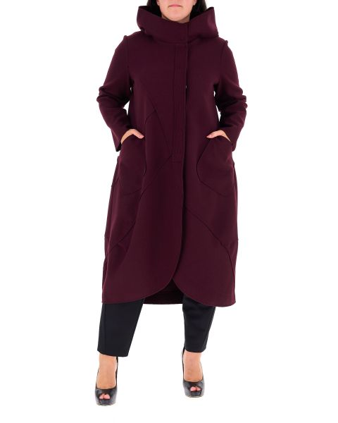 Cappotto con cappuccio