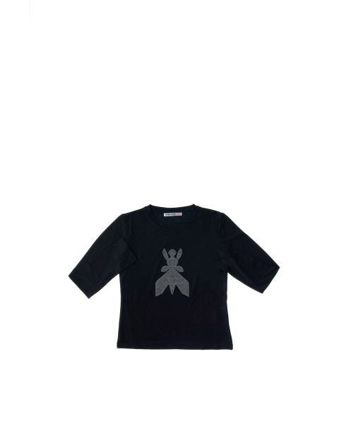 T-shirt con strass
