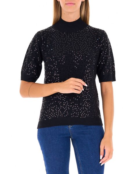 Maglia con paillettes