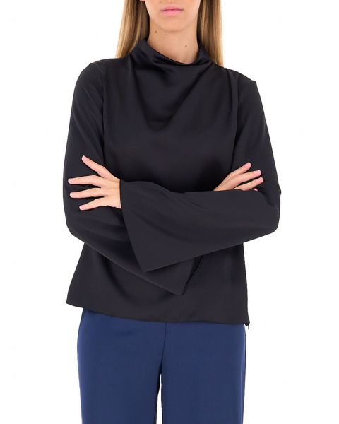 Blusa maniche lunghe