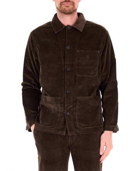 Giacca overshirt in velluto