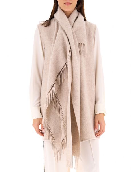 Poncho con frange