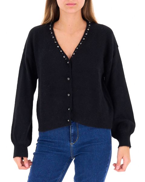 Cardigan misto angora