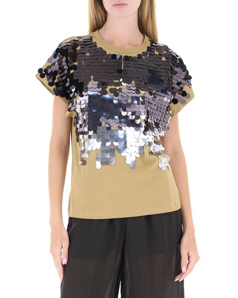 T-shirt con paillettes