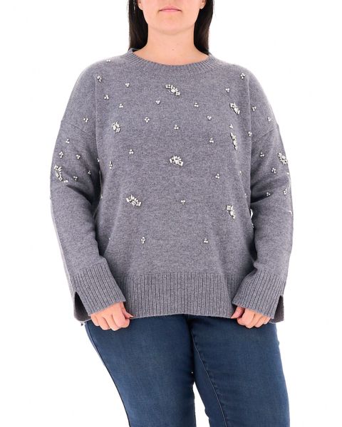 Maglione con strass